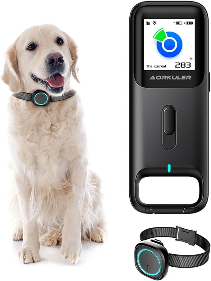 Rastreador de perros GPS, rastreador de mascotas sin tarifa mensual sin  suscripción, rastreador de perros sin redes celulares, dispositivo de